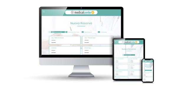 Online booking system demo for medical clinic